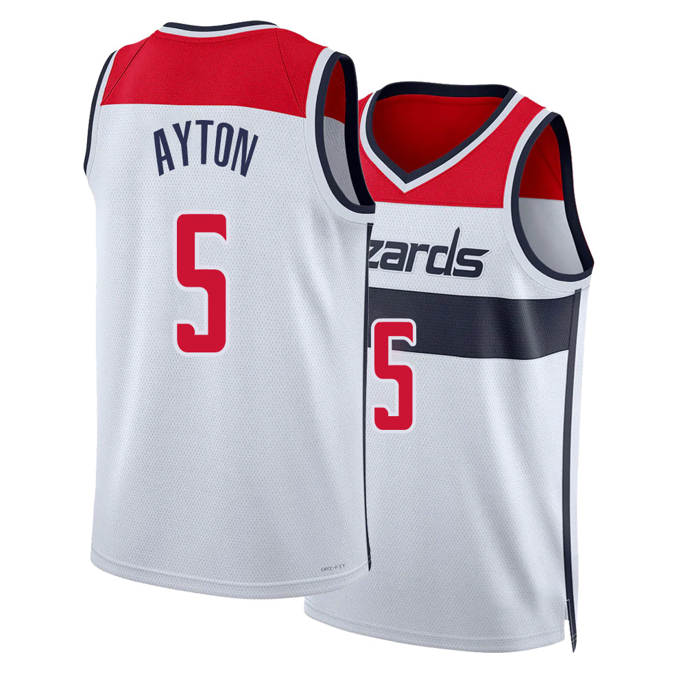 Washington #5 Ayton Player Basketball Sleeveless White Jersey Deandre For Adult Youth