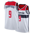 Washington #9 Champagnie Player Basketball Sleeveless White Jersey Justin For Adult Youth
