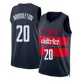 Washington #20 Middleton Player Basketball Sleeveless Navy Jersey Khris For Adult Youth