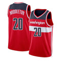 Washington #20 Middleton Player Basketball Sleeveless Red Jersey Khris For Adult Youth
