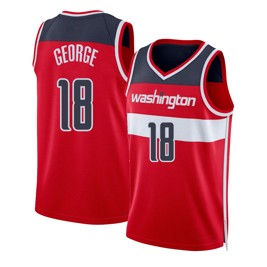 Washington #18 George Player Basketball Sleeveless Red Jersey Kyshawn For Adult Youth