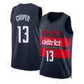Washington #13 Cooper Player Basketball Sleeveless Navy Jersey Sharife For Adult Youth