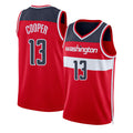 Washington #13 Cooper Player Basketball Sleeveless Red Jersey Sharife For Adult Youth