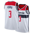 Washington #3 Young Player Basketball Sleeveless White Jersey Trae For Adult Youth