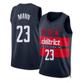 Washington #23 Mann Player Basketball Sleeveless Navy Jersey Tre For Adult Youth