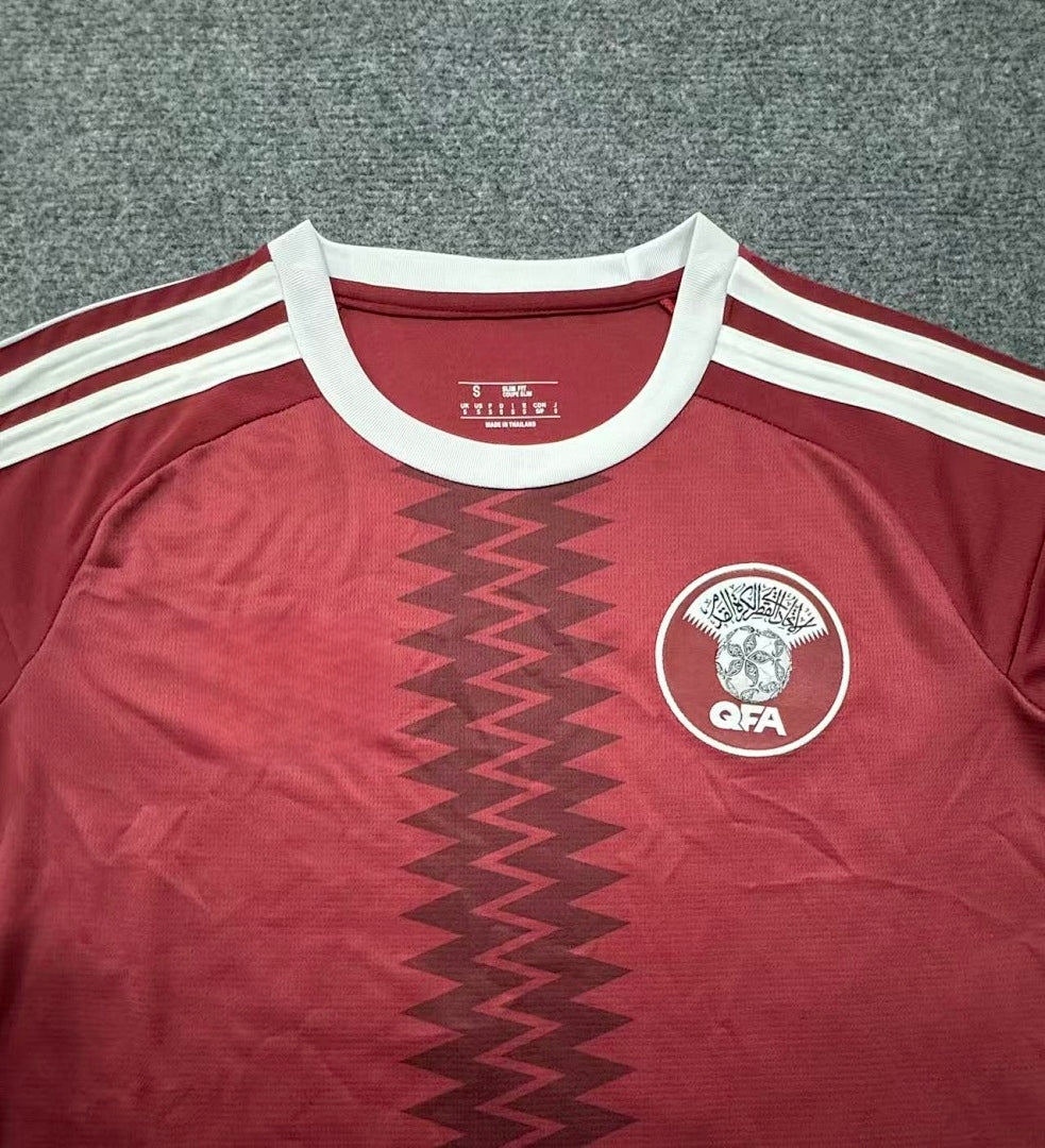 Custom Qatar Soccer Jersey – Personalized Name & Number Football Shirt:2026 Cup Fans