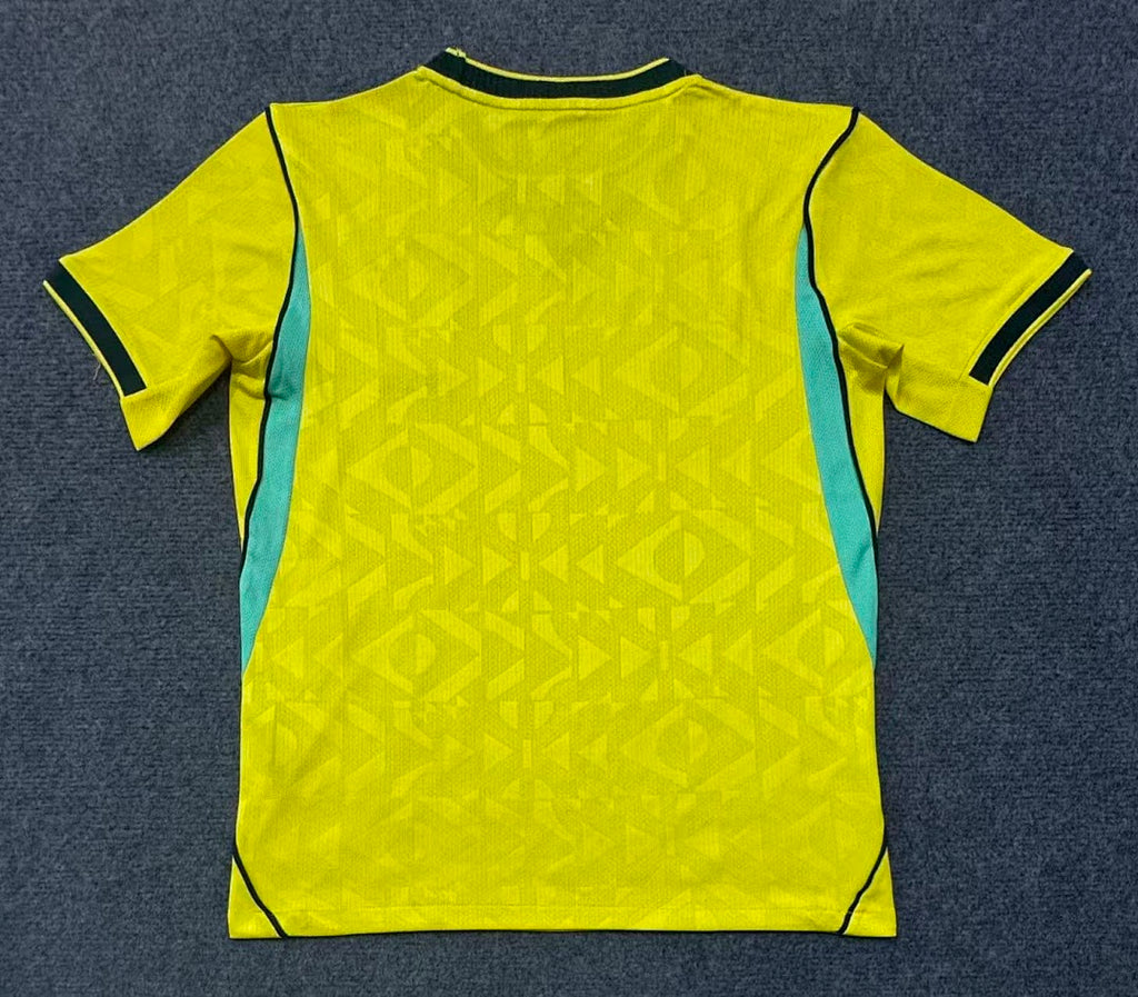 Custom Brazil Yellow Soccer Jersey – Personalized Name & Number Football Shirt:2026 Cup Fans