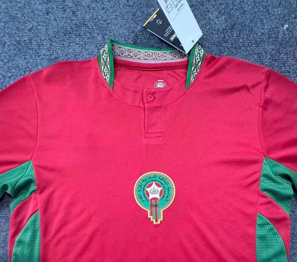 Custom Morocco Soccer Jersey – Personalized Name & Number Football Shirt:2026 Cup Fans