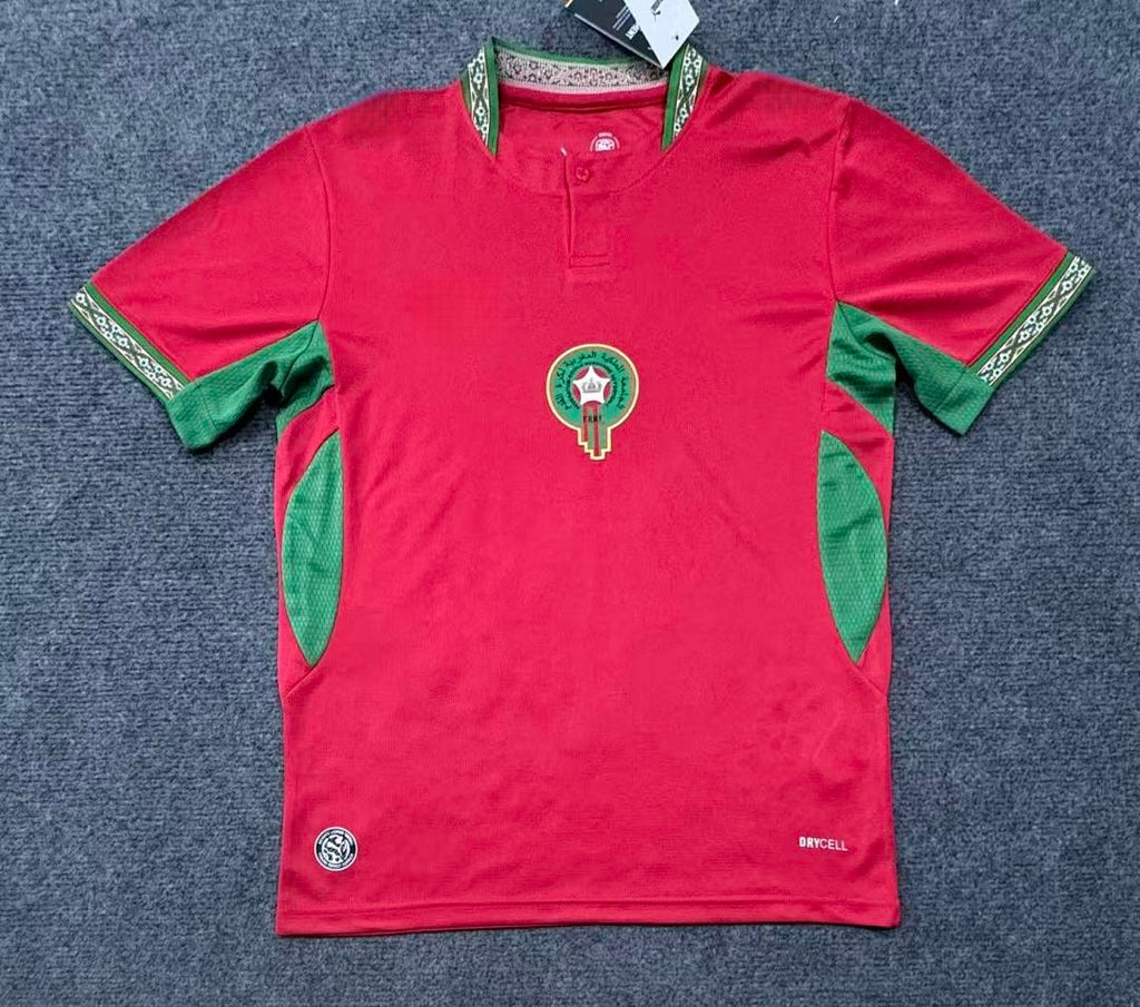 Custom Morocco Soccer Jersey – Personalized Name & Number Football Shirt:2026 Cup Fans